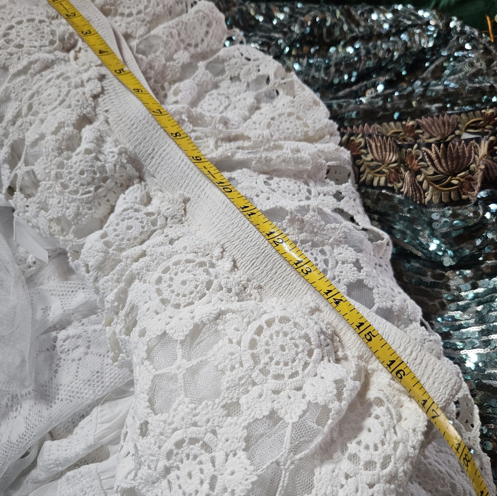 OOAK NWOT CUSTON LACE SKIRT - Picture 10 of 16